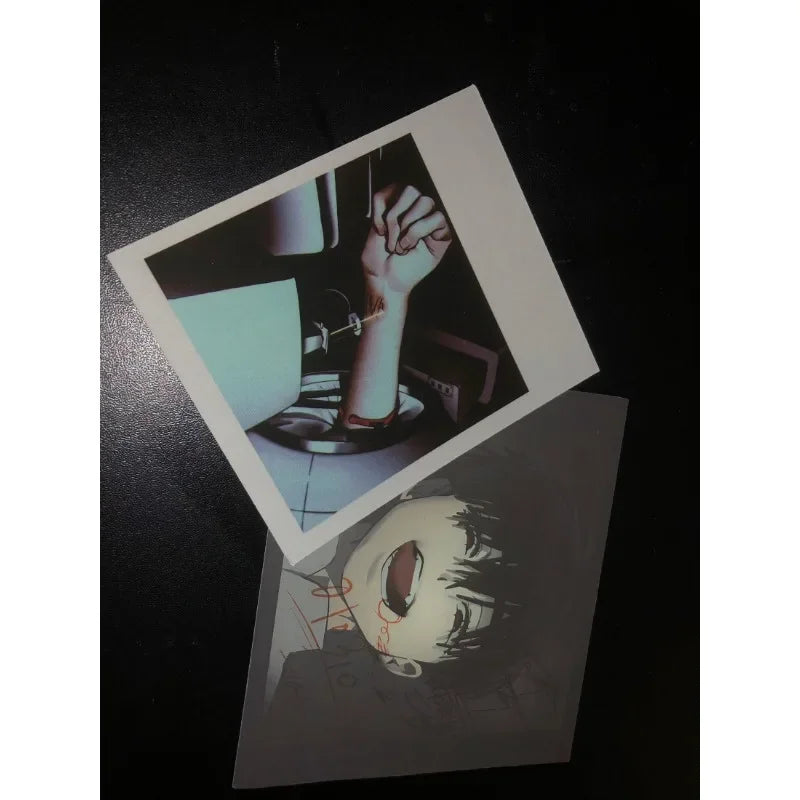 New 2Pcs/Set 2nd Anniversary Card Alien Stage TV Anime Card Ivan Till Cosplay Square CD Card Instant Imaging Cards Postcard Gift