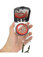 Survival Compass with Sighting Mirror, Adjustable Declination & Clinometer,  Multifunctional Gear for Outdoor Camping Hiking
