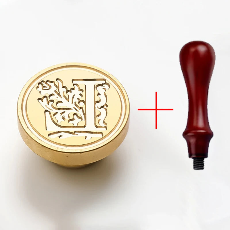 2PCS Clear Sealing Stamp Head Wax Seal Craft Supplies Wax Seal Stamp and Handle Stamp Scrapbooking Supplies Craft HCZ0106