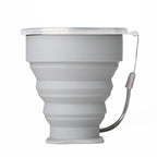 Folding Cups BPA FREE Food Grade Water Cup Travel Silicone Retractable Coloured Portable Outdoor Coffee Handcup