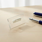 10/20/30Pcs Name Tag Blank Name Badges, Acrylic Material, Pin & Magnet Backing, Ideal for Conferences, Events, Office, Reusable