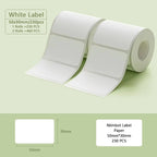 Niimbot B1 Portable Printer White Sticker 2/3/4/5Rolls Waterproof Paper Adhesive Label Printer Residential &Commercial For B21