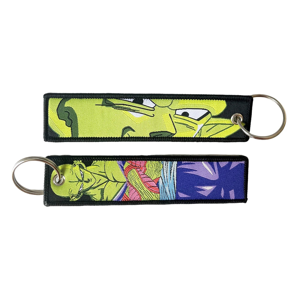 Dragon Ball Embroidery Cool Keychain Lanyard Anime Manga Series Badge Holder USB Pendant Portable Key Lanyard Accessories