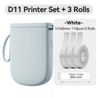 Niimbot D11 Mini Printer Wireless Phone Pocket Thermal Label Maker USB Rechargeable Inkless DIY Name Price Tag Sticker Machine