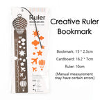 Hollow Bookmark Ruler Creative Beautiful Resistant Painting Drawing Ruler for Students to Learn School Campus Office Stationery