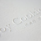Special Paper Bump Printing Fashion Embossed Letter Tag Women's Clothing Personality Design Custom Factory Direct Sales
