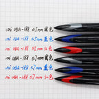 3/6pcs Japan Uniball Gel Pen AIR Straight Liquid Signature Pen UBA-188 Black Technology 0.5/0.7mm Free Writing School Supplies