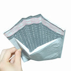 10Pcs Long Strip Bubble Bag Composite Pearl Film Bubble Envelope White Plastic Packing Courier Bags Waterproof Padded Envelopes
