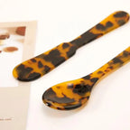 Acrylic Ice Cream Spoon Unbreakable Unique Pattern Tableware Spoon Cake Ice Cream Spoon Butter Cutter