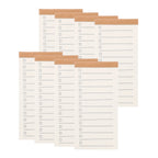 4/8Pcs Portable Field Notes Small Notepads 50Sheet Pocket Notebooks Memo Book to Do List Organizer Planner Daily for Work Office