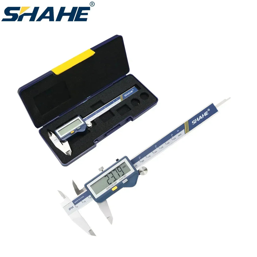 SHAHE Large Screen Digital Caliper 150/200/300mm Stainless Steel Calipers Measuring Tool Electronic Micrometer Caliper