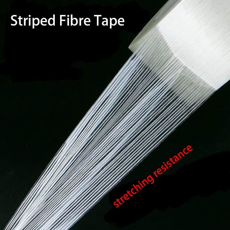 High Viscosity Stripe Fiber Tape, Non-Marking Tape, Battery Bundling, Wear-Resistant, Waterproof, and High-Temperature Resistant
