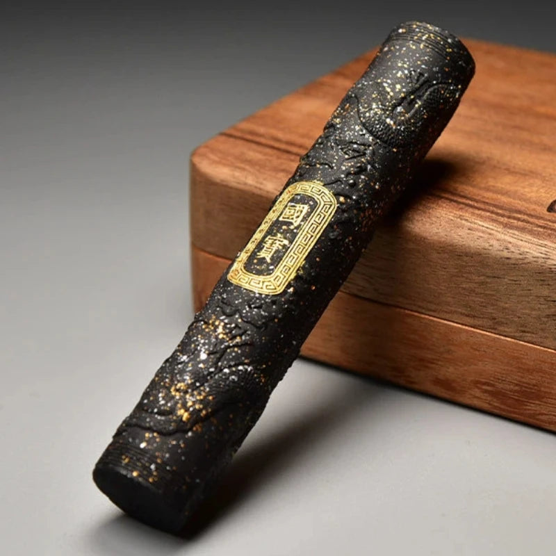 Ancient Method Soot Ink Stick High Quality Sumi Handmade Chinese Traditional Painting Calligraphy Ink Stone Supply for Artists