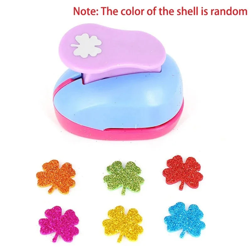 Flower Punch 5×3×4.5cm, Labor-Saving Paper Punch for Kids, DIY Scrapbooking & Embossing Tool for EVA Foam Crafts