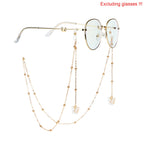 Fashion Reading Glasses Chain for Women Metal Sunglasses Cords Eyeglass Lanyard Hold Straps Eyewear Retainer