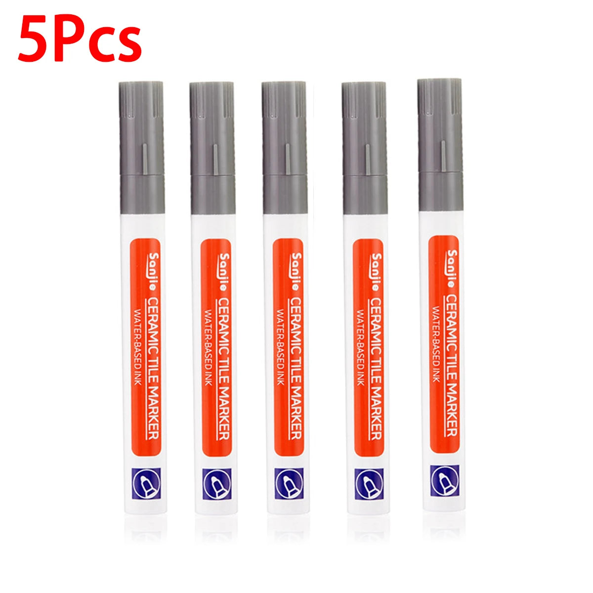 1Pcs Waterproof Ceramic Tile Grout Marker Pen, White Tile Repair Pen with Anti-Mold Filler, Bathroom Floor Tile Gap Cleaning Pen