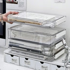 1pc/Test paper file sorting box Account book storage box A4 paper certificate storage box.