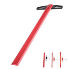 T Type Woodworking Ruler Hole Positioning Scribing Gauge Aluminum Alloy Measuring Tool for Carpenter