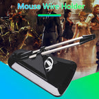 Mouse Cable Holder Computer PC Mouse Bungee Cord Clip Wire Line Organizer Management Gaming Flexible Wired Mice Fixed Holder