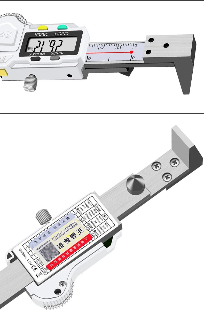 Edge-Center Distance, Center Distance, Digital Caliper, Cone Probe Hole Distance, Centerline Caliper, Edge-To-Hole Measurement