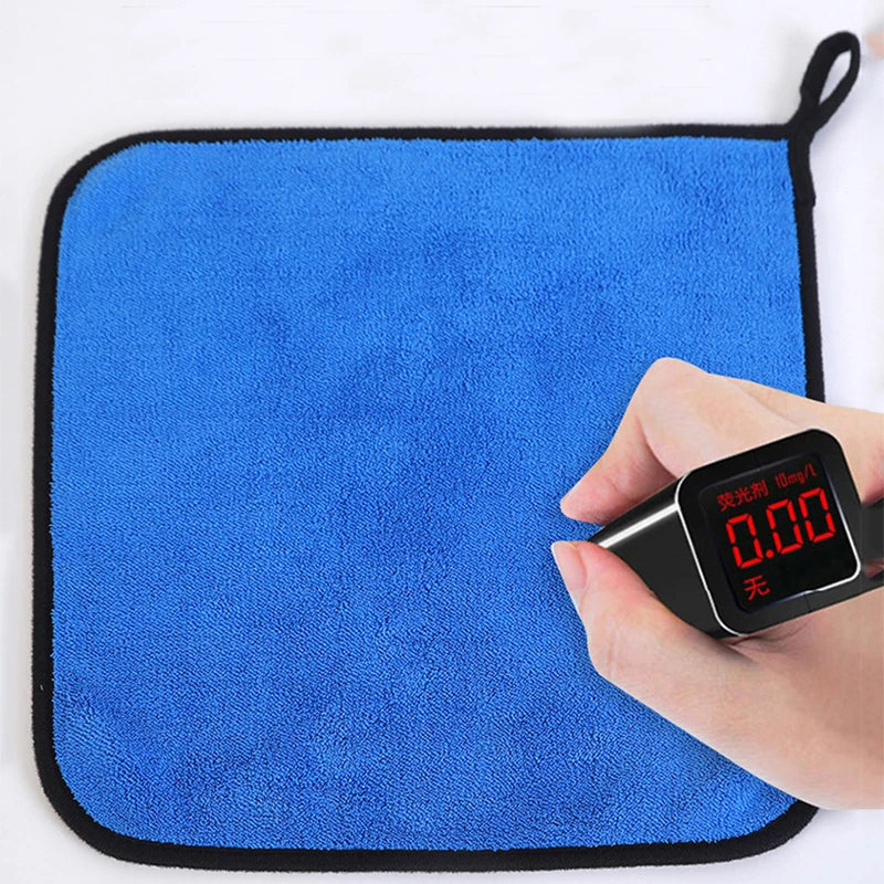 Microfiber Car Cleaning Towel Car Wash Drying Cloth Household Cleaning Supplies Dish Washing Cloth Hemming Car Detail Wash Towel