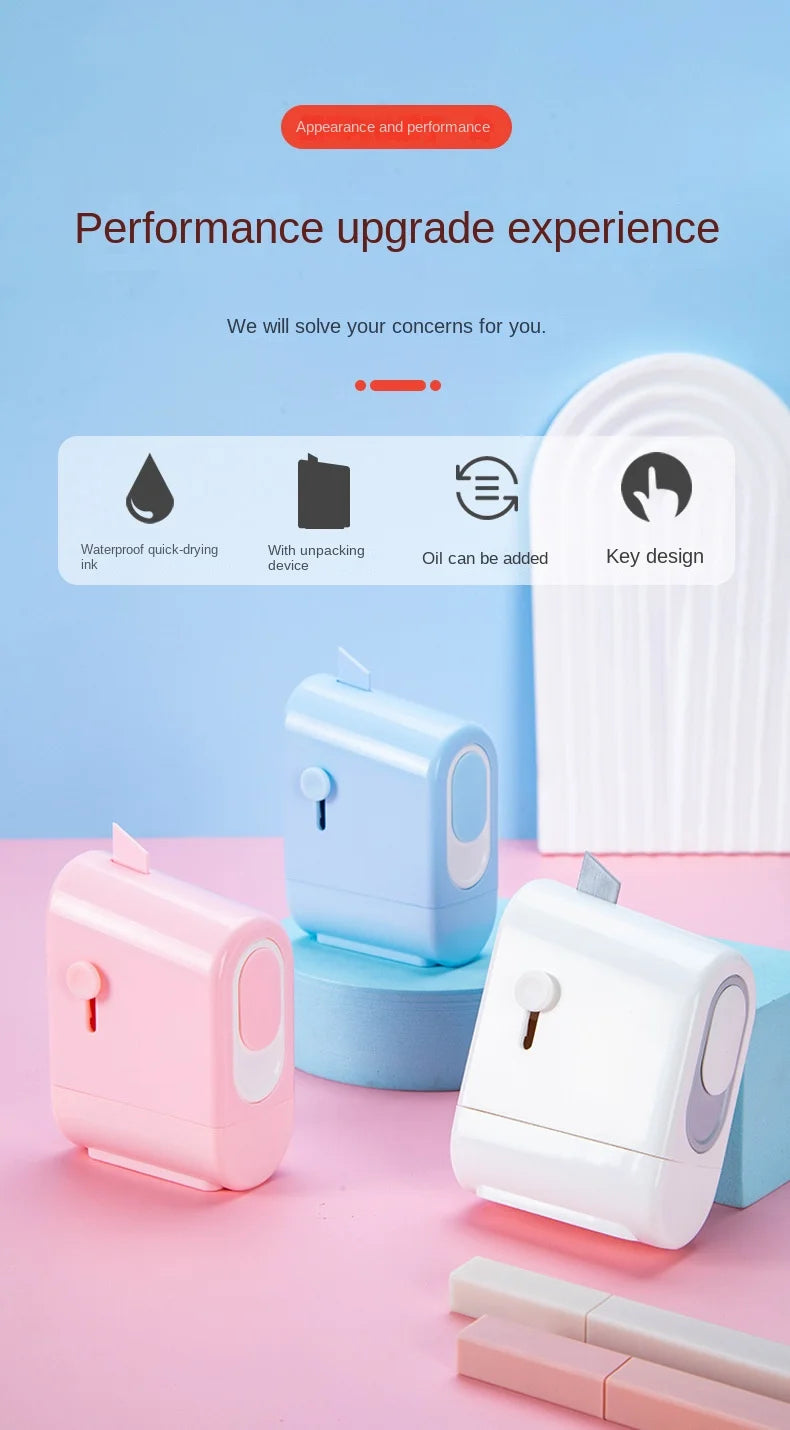 Theft Protection Roller Stamp Privacy Stamp Roller for Protecting Confidential Data and Personal Information Theft Protect