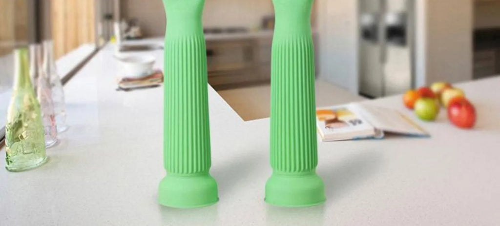 58cm Dish Washing Household Scrubbe Repeatable Kitchen Tool Waterproof Acid and Alkali Resistant Long Natural Latex Gloves