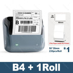 NIIMBOT B4 Potable 4inch Label Printer 20-110mmm Print Width Label Shipping Barcode Sitcker Big Size Multiple Devices Connected