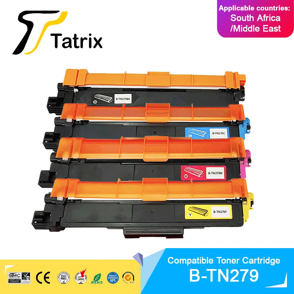 Tatrix Compatible Toner Cartridge TN279 For Brother HL-L3220CW/L3220CDW/L3240CDW/L8240CDW MFC-L3720CDW/L3755CDW/L8340CDW Printer