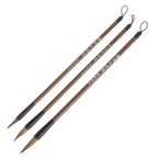3PCS Assorted Size Chinese Calligraphy Writing Brush Pens for Students