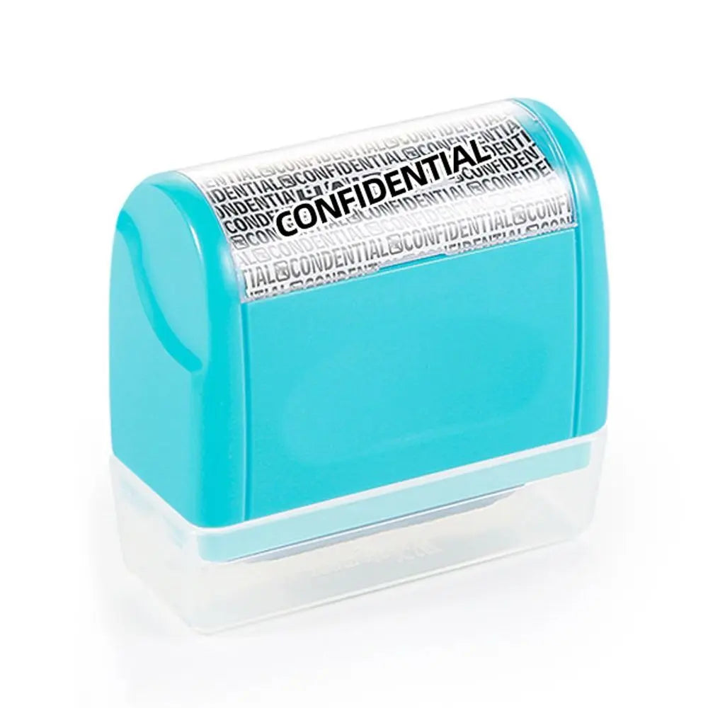 Durable Roller Identity Protection Stamps Safety Portable Confidential Stamp Privacy Protection ID Security Stamp