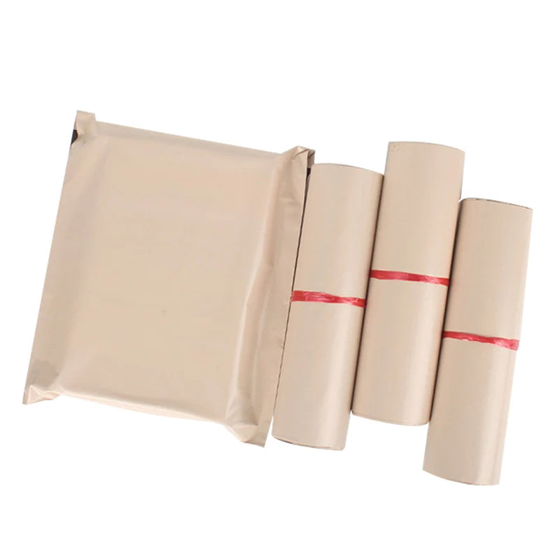 20pcs Red English Printing Express Shipping Gift Bag for Store Waterproof Clothing Parcel Packaging Bags Envelope Courier Pouch