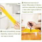 3 Pairs for Kitchen Washing Bowl Washing Clothes Vegetable Cleaning Household Latex Dish Washing Gloves Women's Household