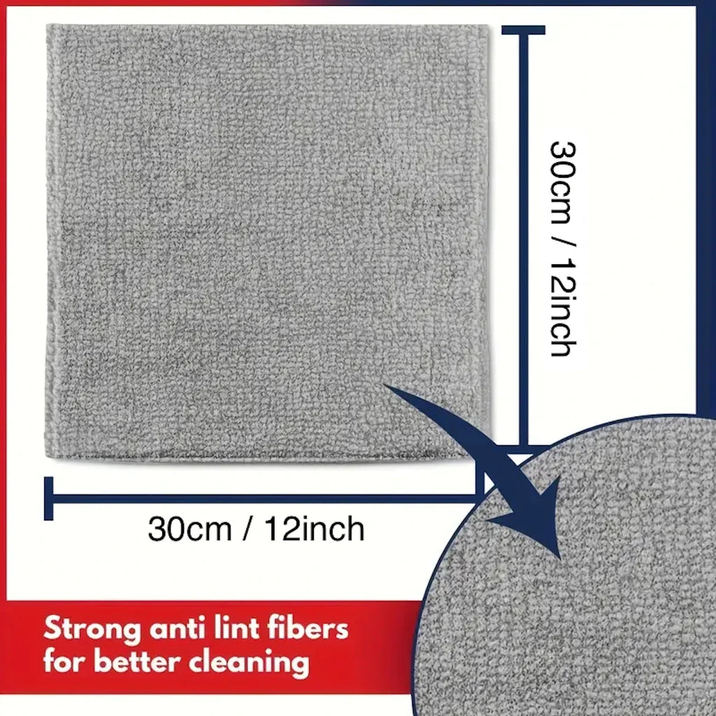 5 Packs Microfiber Cleaning Cloth, 30*30cm Mixed Color Cleaning Rags, Cleaning Towels for Car Care, House, Kitchen, Glass