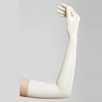 Red Latex Long Gloves Opera Latex Moulded Rubber Gloves Club wear Costumes