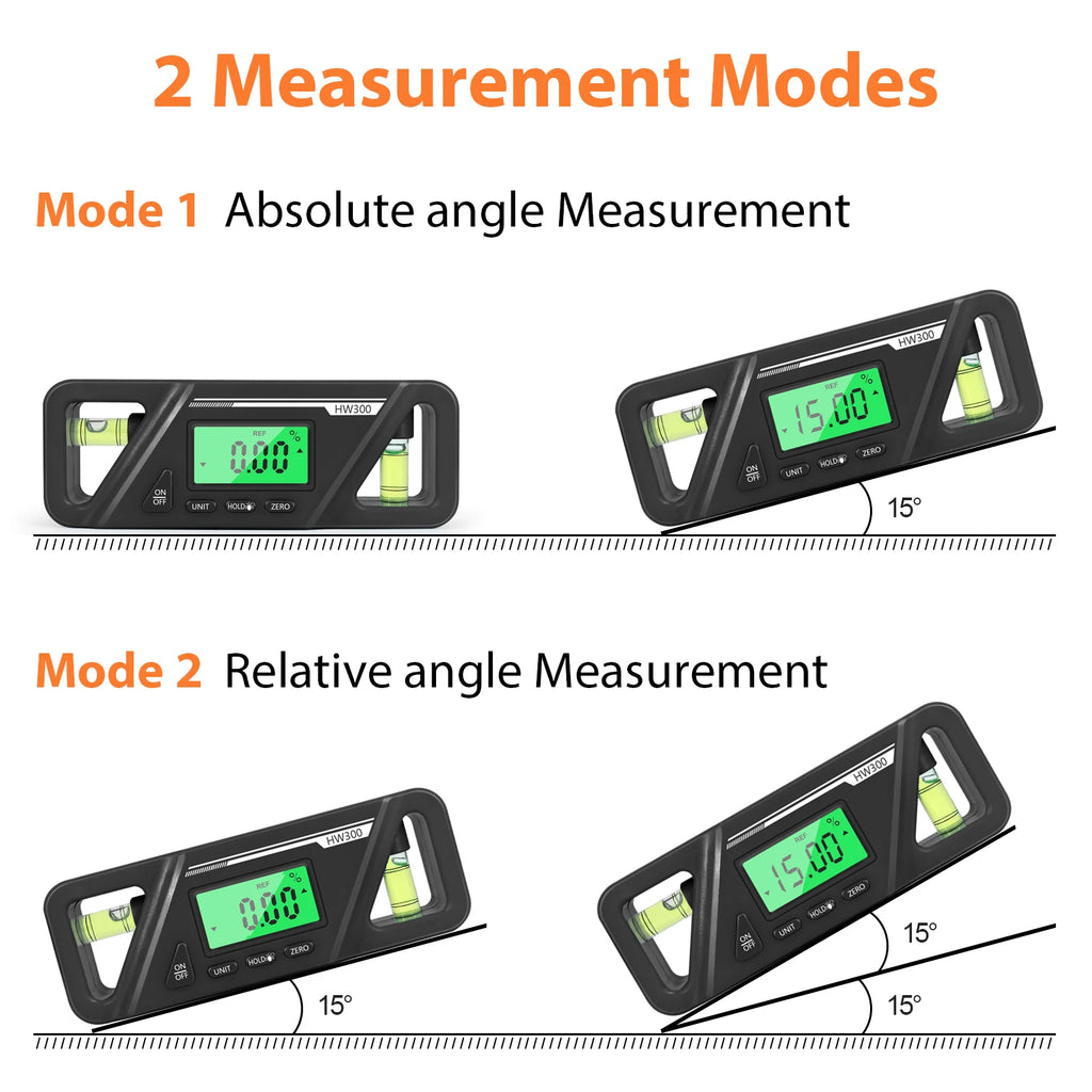 100mm digital protractor Angle Finder inclinometer electronic level box with magnetics base angle measuring carpenter tool
