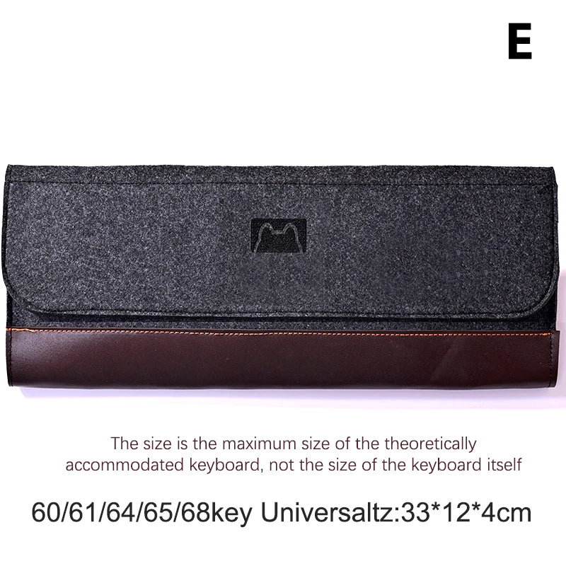 PU Felt Keyboard Carrying Case Bag