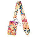 Cute Anime Lanyards For Key Neck Strap Lanyards ID Badge Holder Keychain Key Holder Hang Rope Keyrings Accessories Gifts