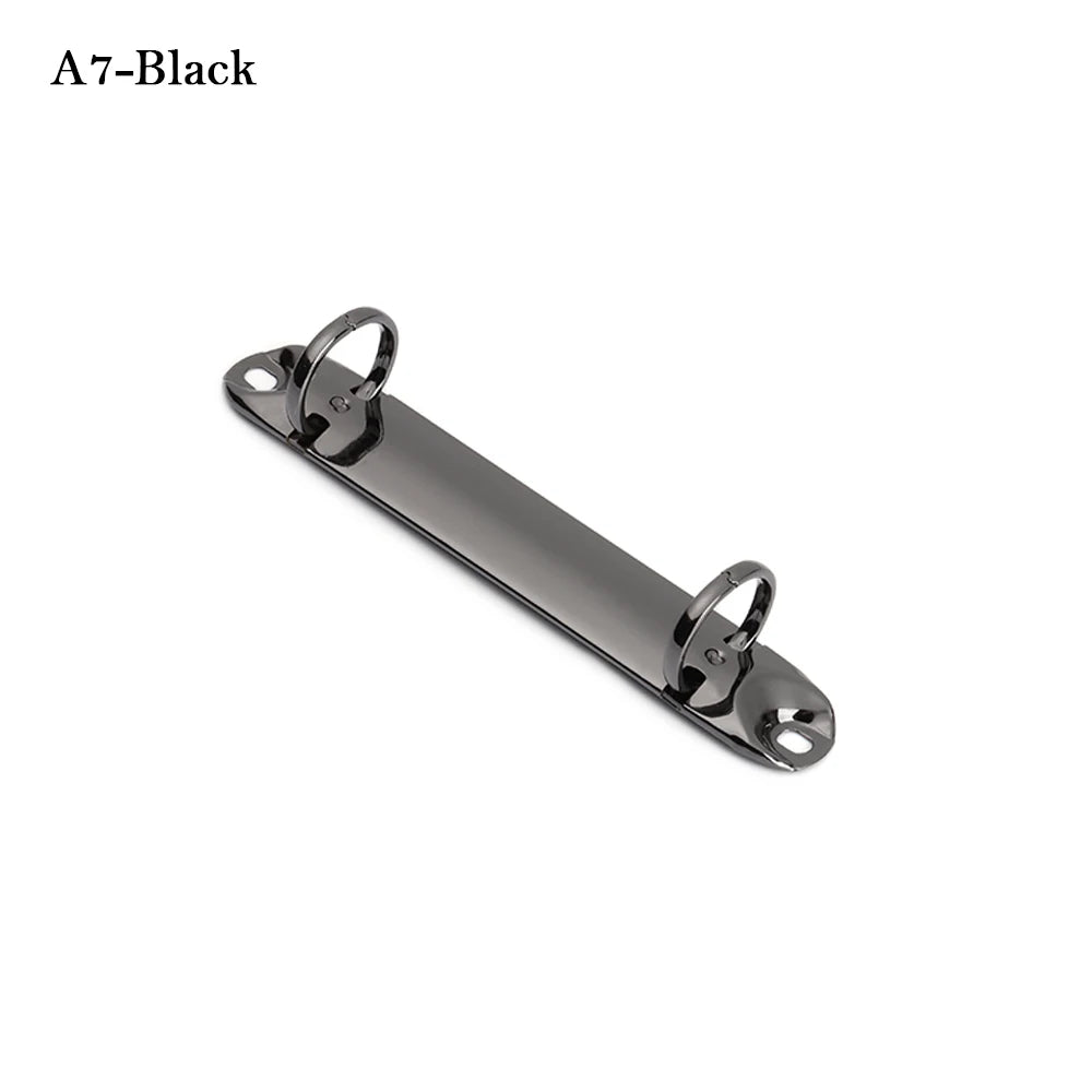 Metal Spiral Binder File Folder A4/B5/A5/A6/A7 Loose-leaf Binding ClipRefillable Notebook Binding Hoop DIY Album Diary Clip Tool