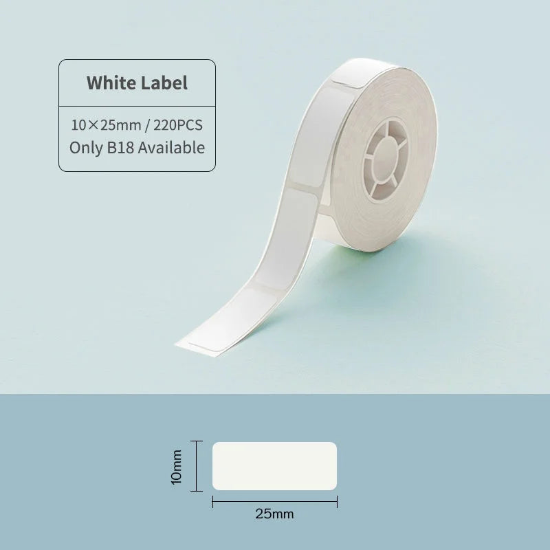 Wireless portable printer color label printer NIIMBOT B18 thermal transfer technology ribbon printing multi-color printing