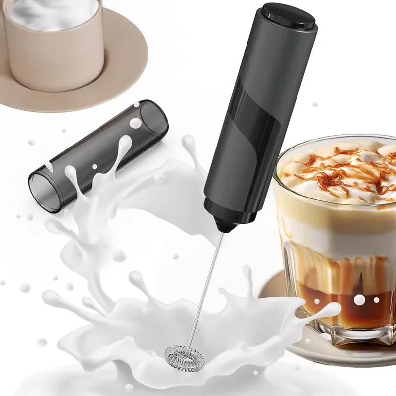 Wireless Milk Foamer Coffee Whisk Mixer Electric Blender Egg Beater Mini Frother Handle Stirrer Cappuccino Maker Cooking Tools