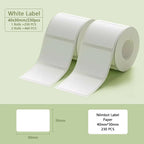 Niimbot B1 Portable Printer White Sticker 2/3/4/5Rolls Waterproof Paper Adhesive Label Printer Residential &Commercial For B21