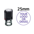 Custom Self-Inking Stamp 25/30/40/50mm Round Logo Design P Personalized Press-type Inking Stamp for Wedding Invitation Envelope