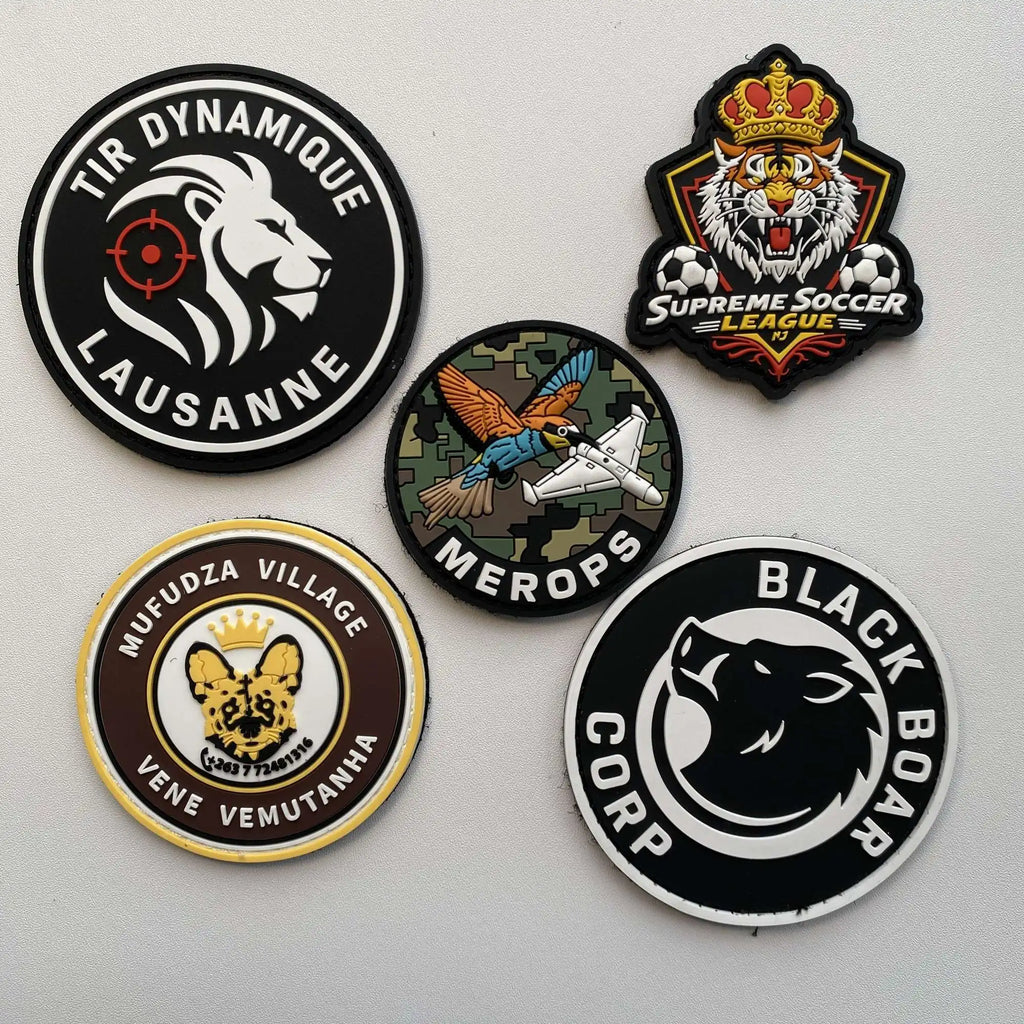 Custom Logo PVC Emblem Durable Waterproof Lapel Badge - Medalla Chalina Decorative Pins for Clothing Accessory