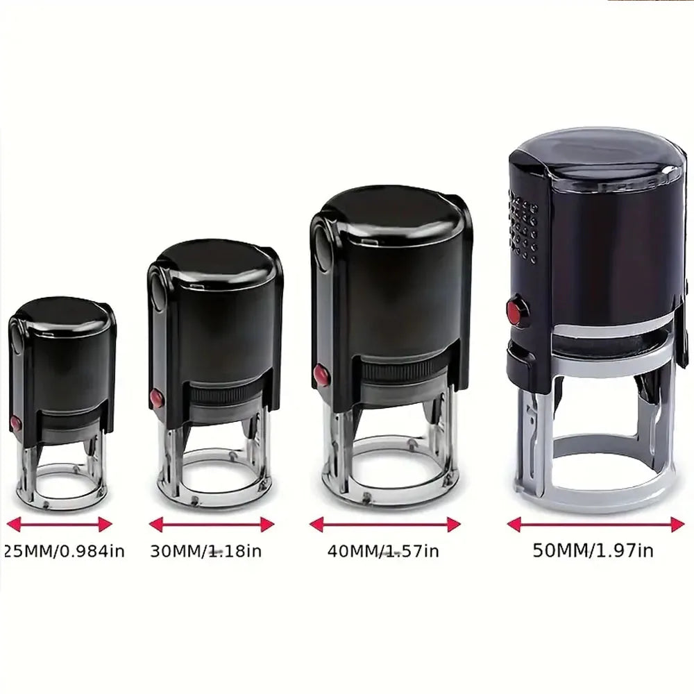 Custom Self-Inking Stamp With Your Own Logo,Photosensitive Ink / Rubber Stamp,Personalize Your Logo Multiple Ink Color Option