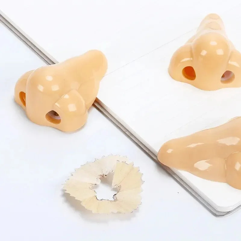 1pcs Creative Nose-Shaped Pencil Sharpeners Funny Nose Pencil Sharpener School Supplies Prizes For Kids Party Favors