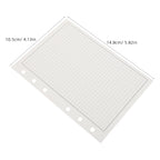 100Pcs Loose Leaf Refill Paper for Binder Journals 6 Hole Graph Grid Sheets Planner Filler Pages Home Office School Project