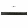 20/30/45cm Non-slip Zine Alloy Ruler Marking Metal Safety Cutting School Art Craft New School Office Suppliers