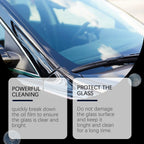 Car Glass Oil Film Cleaner Spray Glass Car Window Stain Remover Cleaning Agent Brightening Agent Quickly Cleans Removes Oil Film