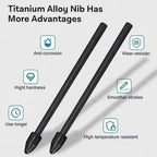Replacement Pencil Tips for Samsung Galaxy Tab S6 S7 S21 S22 S23 S24 Note 10 20 S Pen SPen Nibs with Removal Tweezer Refill Set